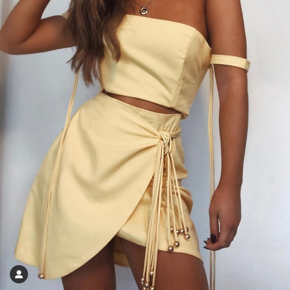 Yellow Cocktail dress